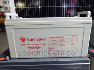 Sunnypex 12v-200ah 20hrs Solar Gel Deep Cycle Battery