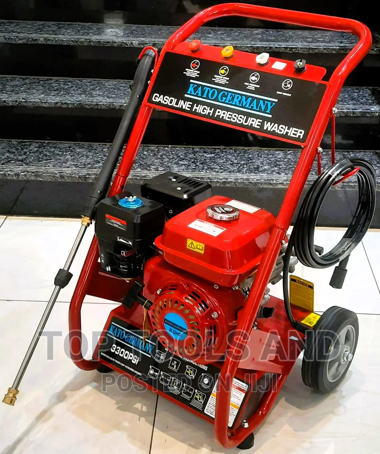 KPW800 Kato Germany 3300psi Petrol 8hp Pressure Washer