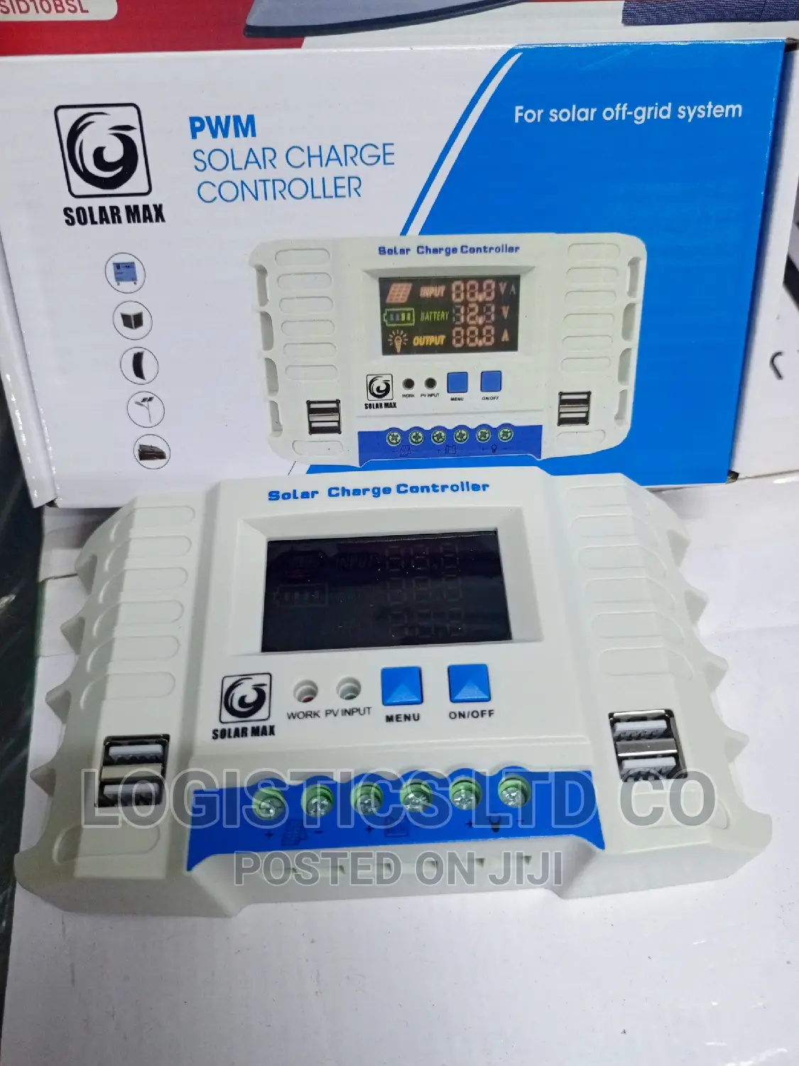 Solarmax 20ah 12v-24v PMW Solar Charger Controller