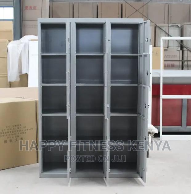 12-locker Metallic Steel Cabinet - thumbnail 2