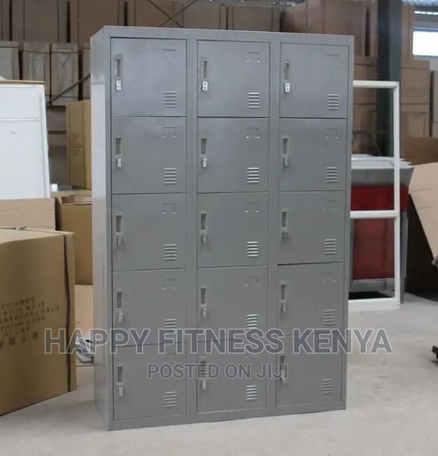 12-locker Metallic Steel Cabinet - main view