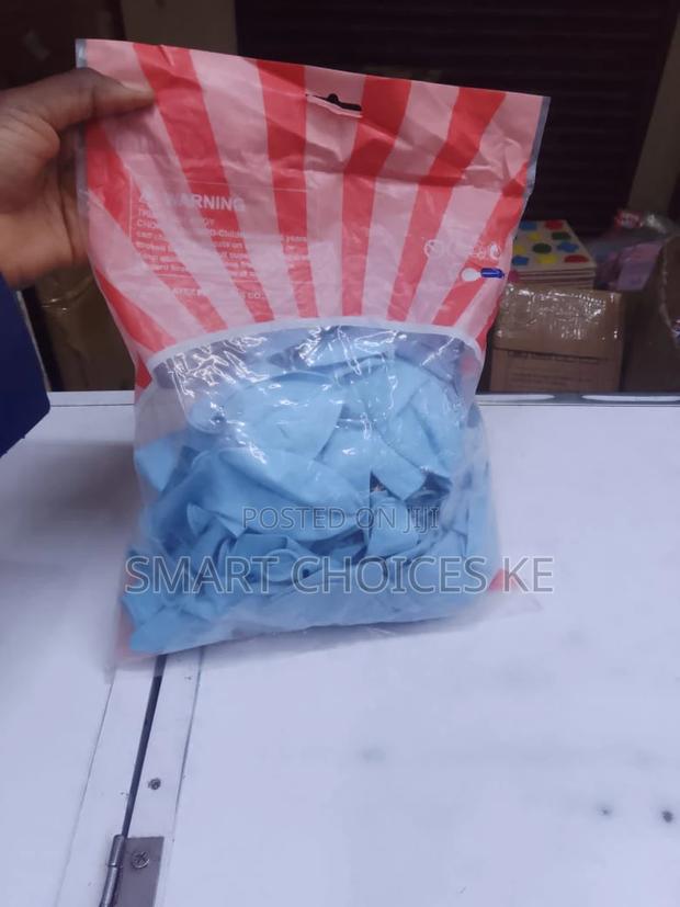 100pcs Plain Colours Balloons - thumbnail 4