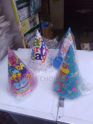 6pcs Happy Birthday Hats - main view