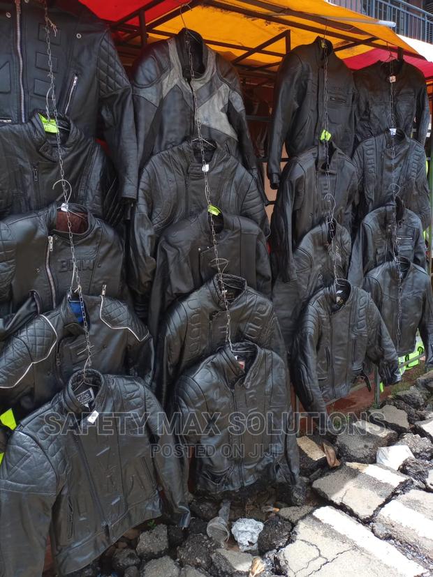 Motorcycle Leather Jackets/Padded Riding Jacket - thumbnail 4