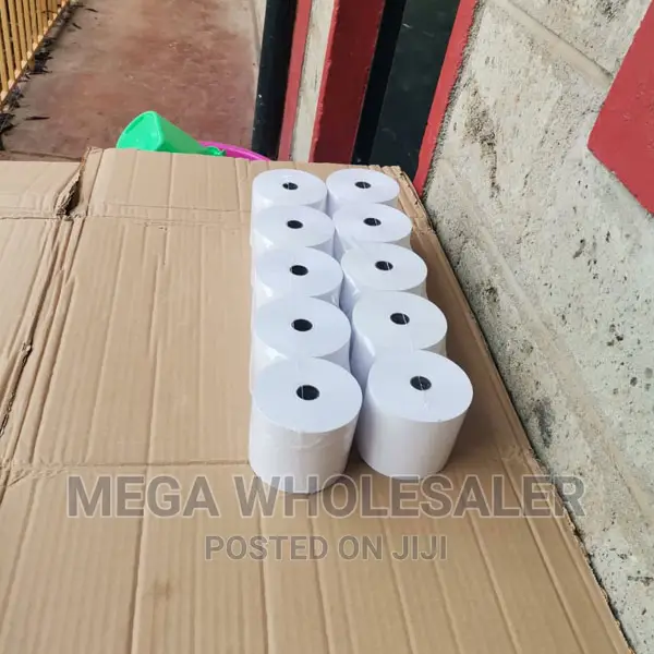 High Class 10 Pieces of 80mm by 80mm Thermal Rolls Papers ' in Nairobi