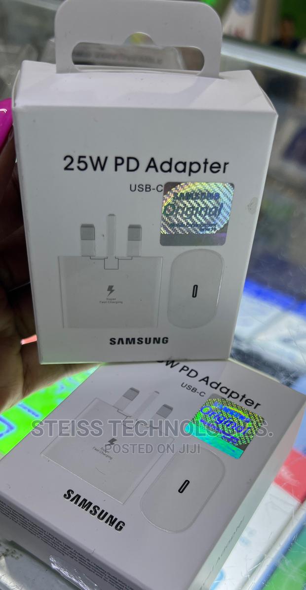 25 Watts-White Samsung Adapter