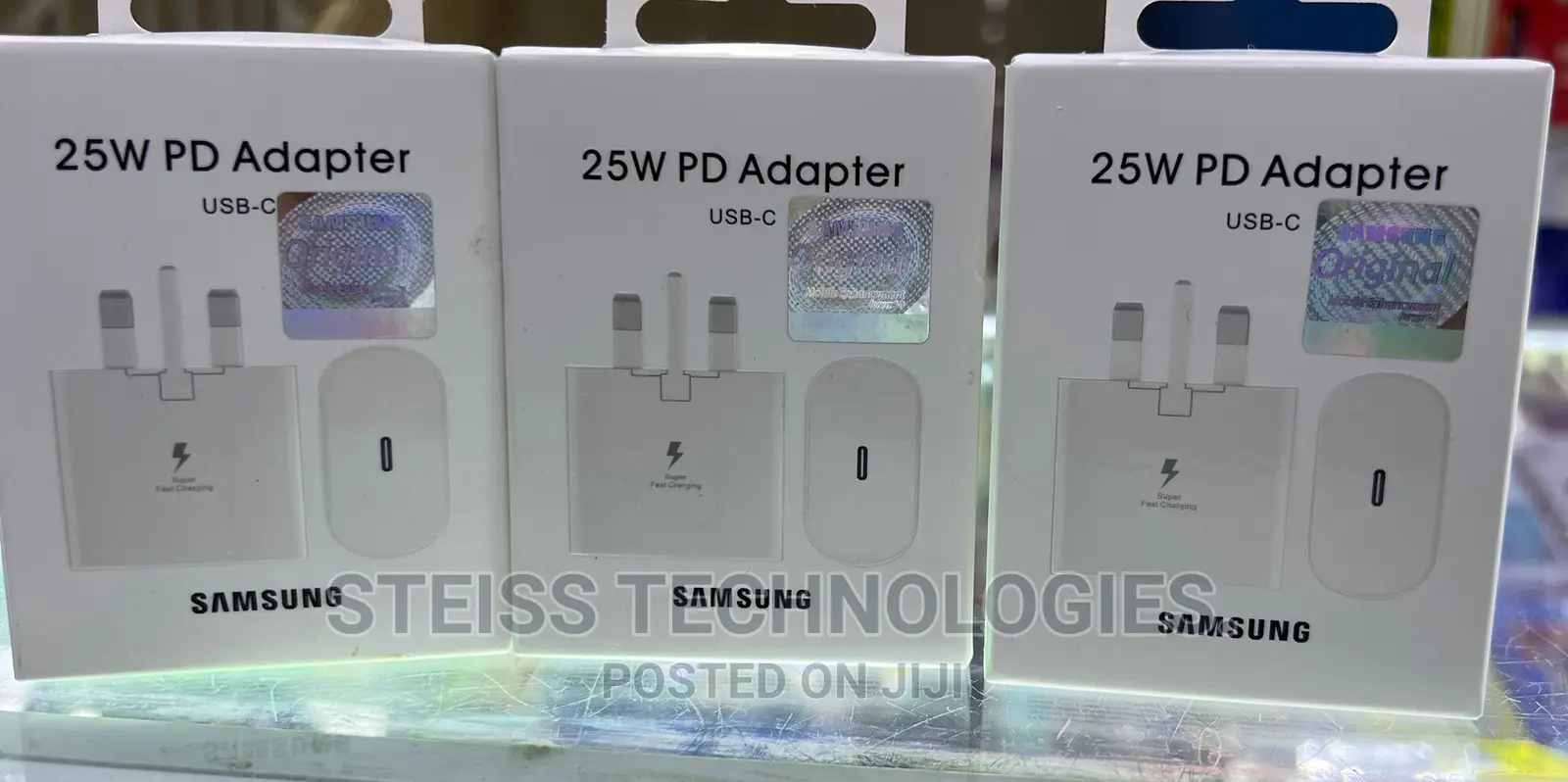 25 Watts-White Samsung Adapter