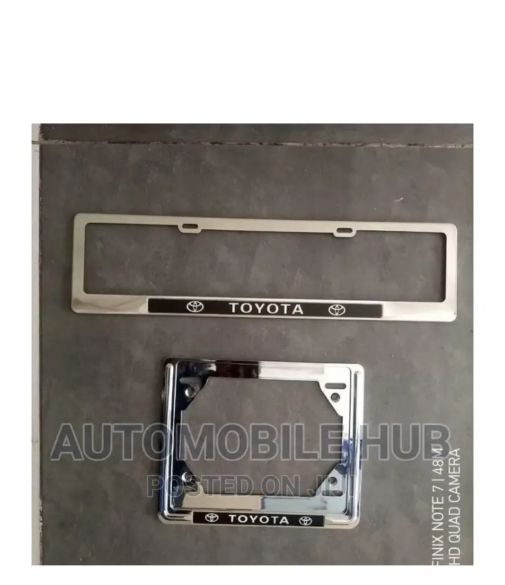 New Ntsa Chrome Toyota Number Plate