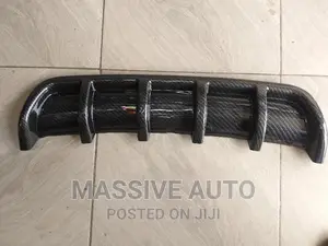 Carbon Shar Fin Rear Bumper/ Diffuser Car Body
