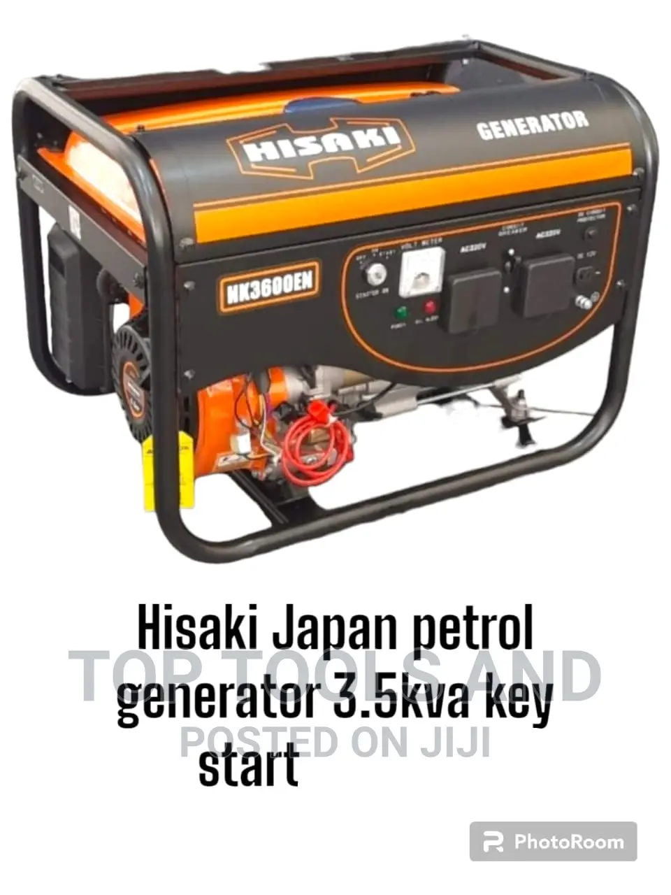 Hisaki Japan 3.5 Kva Key Start Petrol Generator