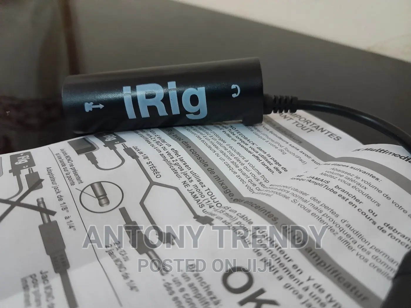 Audio Interface Irig Converter (Black)
