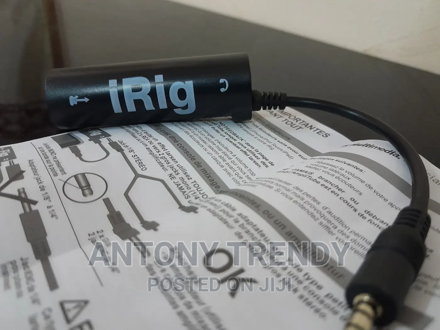 Irig Audio Guitar Interface AMP Converter