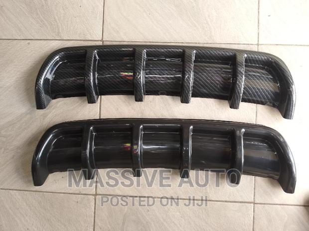 Black/Carbon Black Rear Shark Fin Diffuser