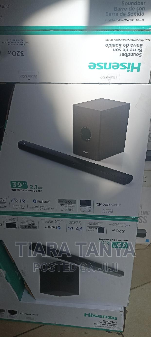 Hisense 320W HS219 2.1 Ch Soundbar With Wireless Subwoofer - main view