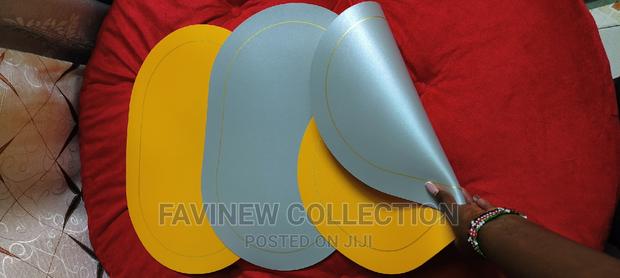 *Nordic Double Sided 6pcs Leather Anti-Slip Table Mats - thumbnail 3