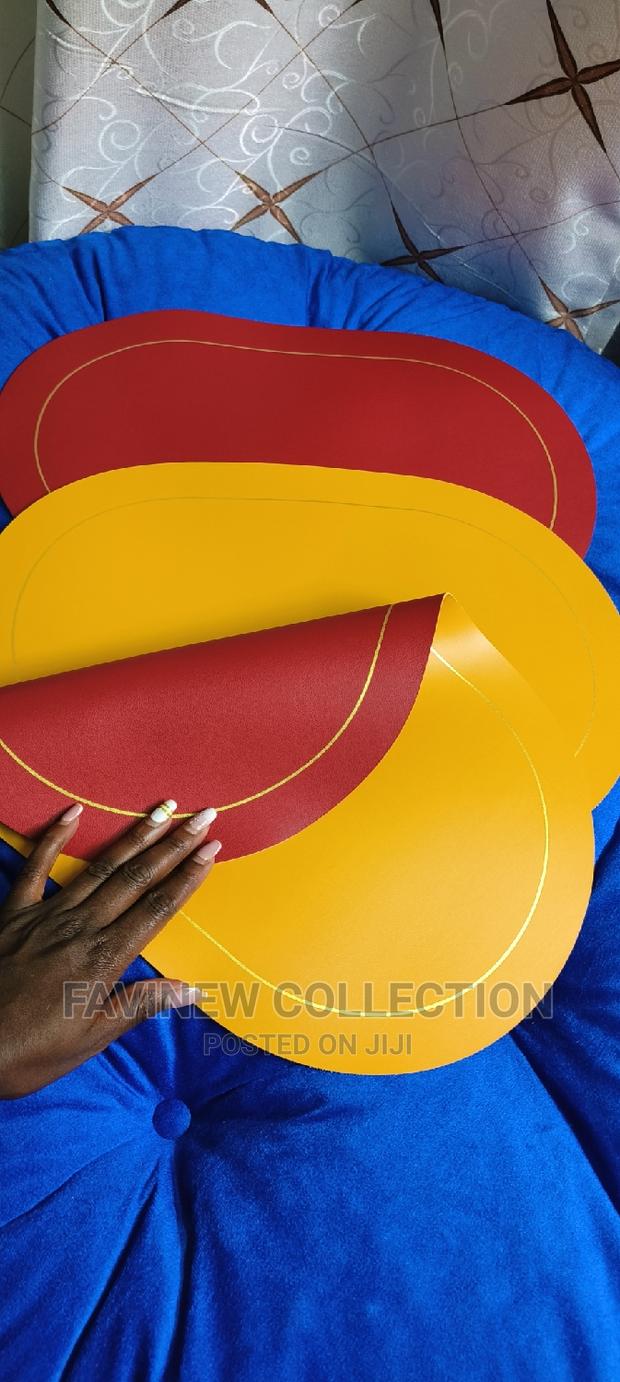 *Nordic Double Sided 6pcs Leather Anti-Slip Table Mats - thumbnail 7