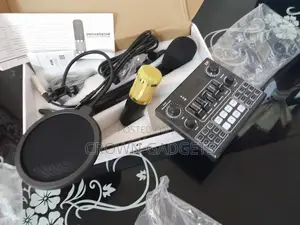 Condenser Microphone With V9live Sound Card Bm800