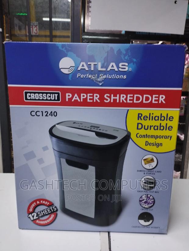 Atlas Cc1240 Shredder 12 Sheets (Cross-Cut) Cc1240 Shredder