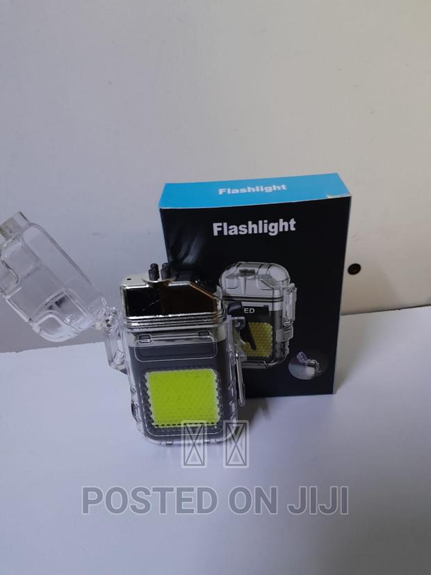 Water Proof Arc Lighter With Flash Light
