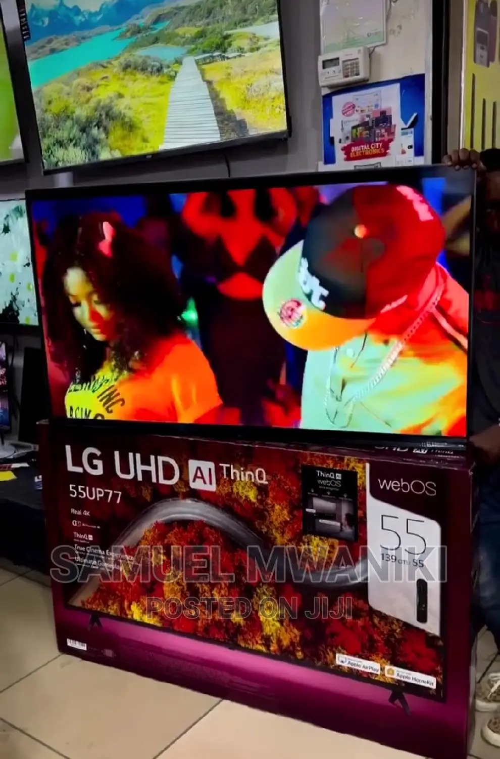 Lg 55” Ultra Hd Smart Tv, Magic Remote Netflix New Model-
