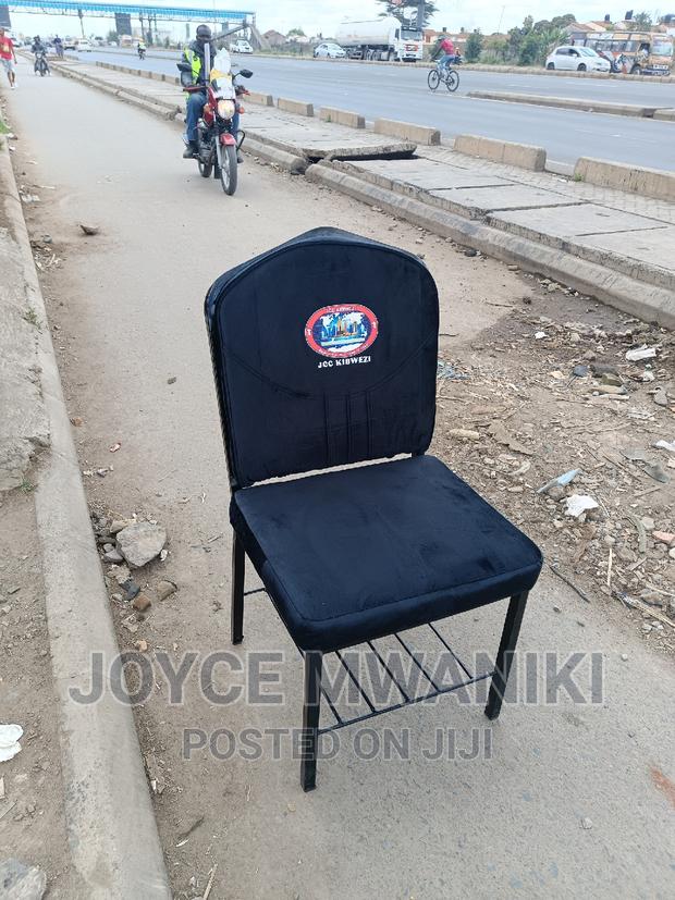 Church Chair, Black With Logo and Without Armrest. - thumbnail 2
