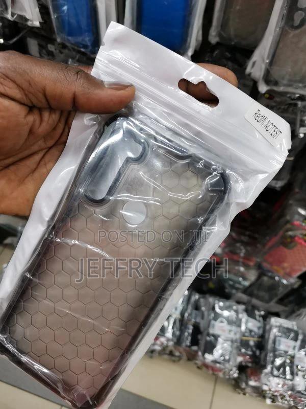 Xiaomi Redmi Note 8T Case Honeycomb Transparent Hard PC B - thumbnail 2