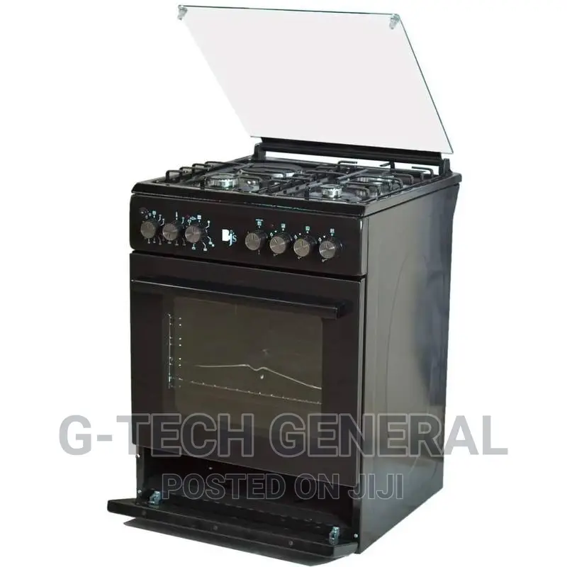 BJS I-6011t-Black 60x60 3-Gas+1 Hot Plate With Turbo-Fan