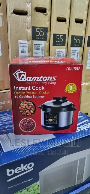 Ramton Electric Pressure Cooker 1100W 6lts(Rm/582)