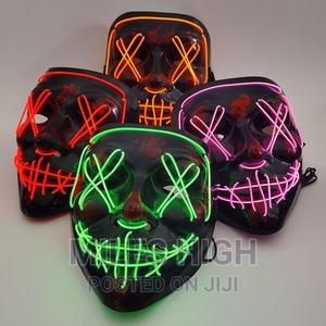 Halloween LED Neon Mask - thumbnail 2