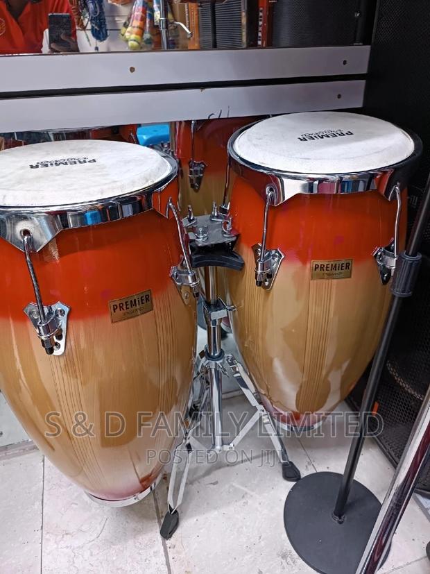 Premier Single Stand Conga Drums - main view