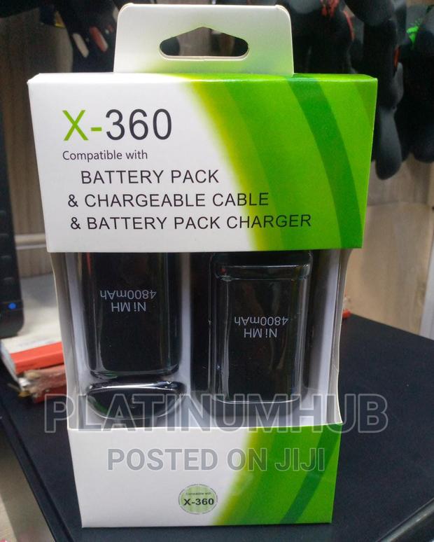 X-360 Battery Pack Chargeable Cable and Battery Pack Char - main view