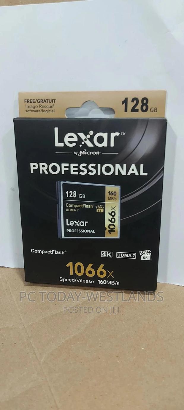 Lexar 128GB Professional 1066x Compactflash Memory Card UDMA