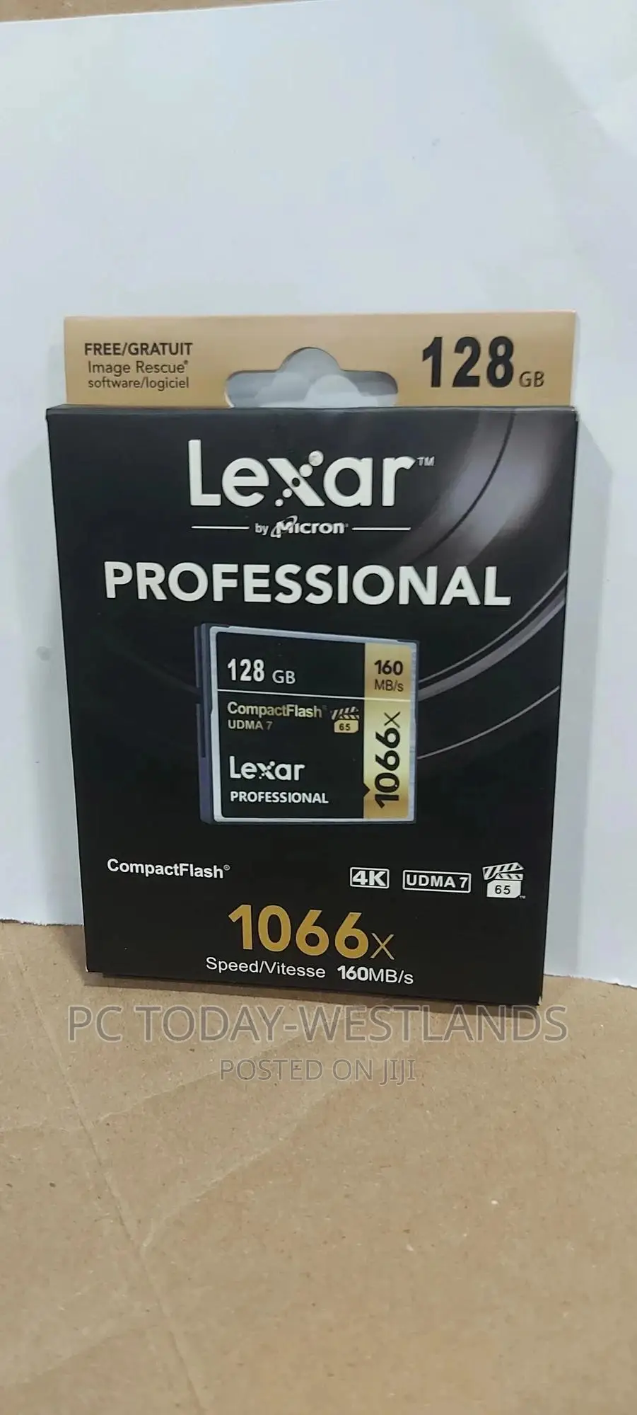 Lexar 128GB Professional 1066x Compactflash Memory Card UDMA