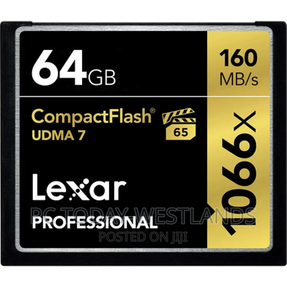 Lexar 64GB Professional 1066x Compactflash Memory Card