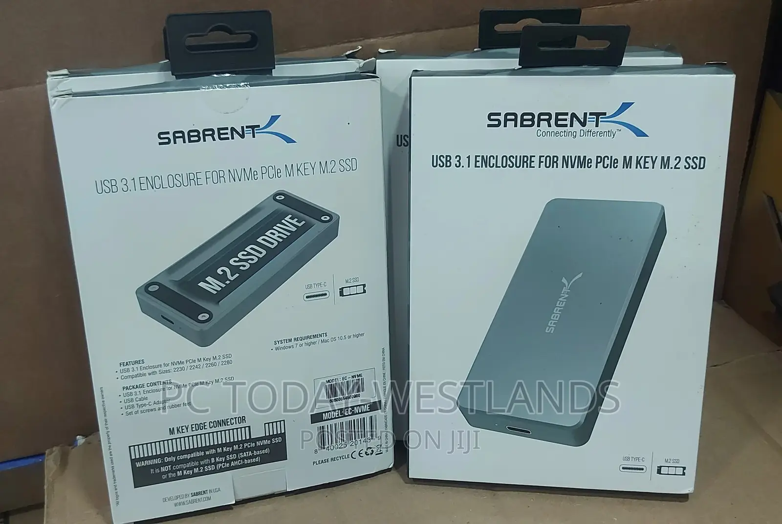 SABRENT USB 3.1 Aluminum Enclosure for M.2 Nvme SSD