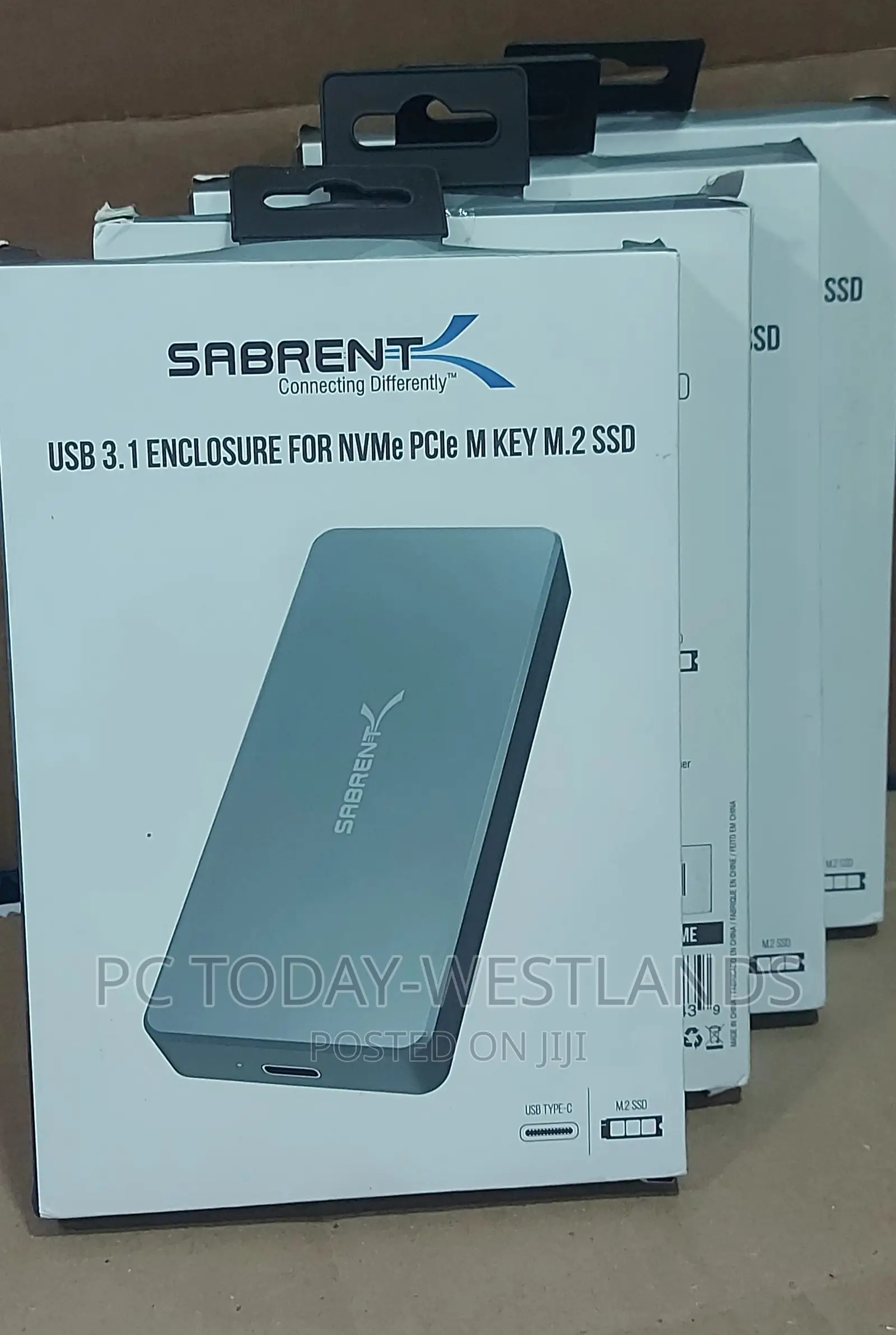SABRENT USB 3.1 Aluminum Enclosure for M.2 Nvme SSD