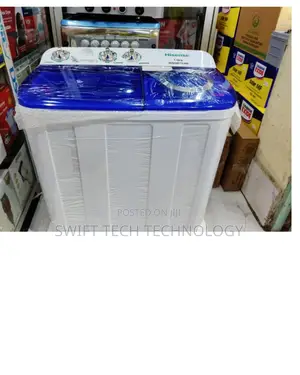 Hisense Wsqb753w 7.5kg Twin Tub,Semi Automatic Top Load Washing