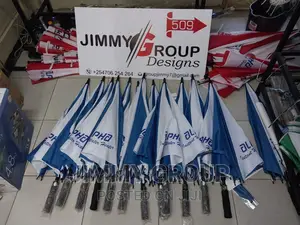 BLUE / WHITE Umbrellas, Design and Branding