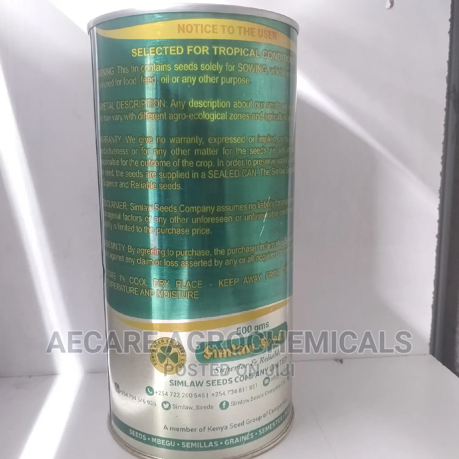 PASTURE BRACHARIA GRASS (Simlaw Seeds) 500grams