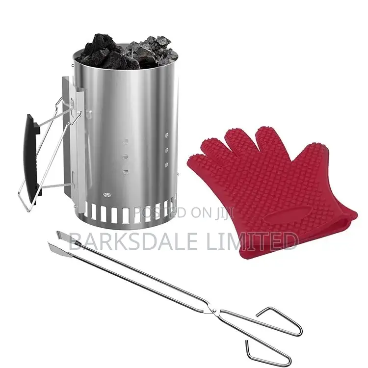 Barbecue Grill BBQ Grill Stove Chimney Igniter Charcoal Igni