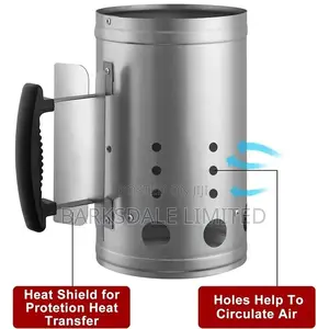 Barbecue Grill BBQ Grill Stove Chimney Igniter Charcoal Igni