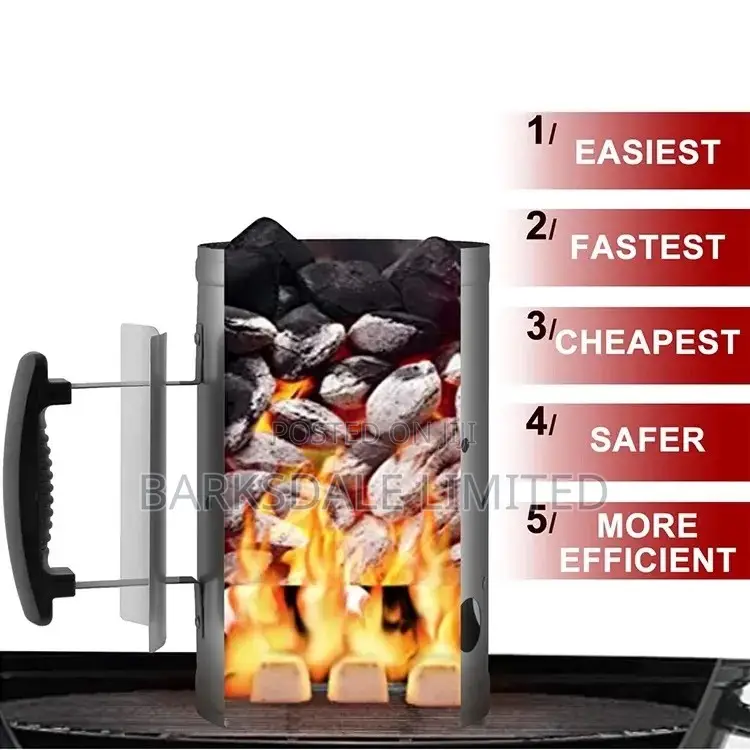 Barbecue Grill BBQ Grill Stove Chimney Igniter Charcoal Igni