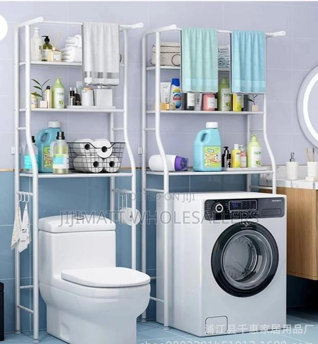 High Quality Metal,Washing Machine and Toilet Rack