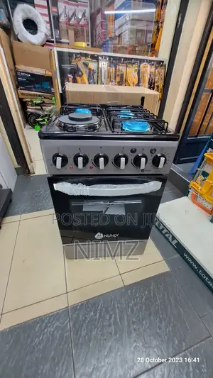 Nunix Cooker 3gas Burner 1 Electric Plate