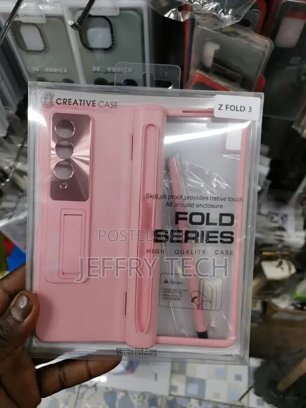 Samsung Galaxy Z Fold 3 Case With Pen Holder Front Screen P