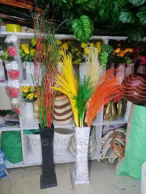 Wooden Vases With Flowers