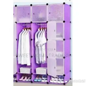 3 Column Plastic Wardrobe,