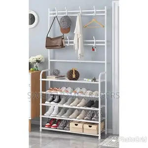Shoe Rack With Coat Hanger, Rack