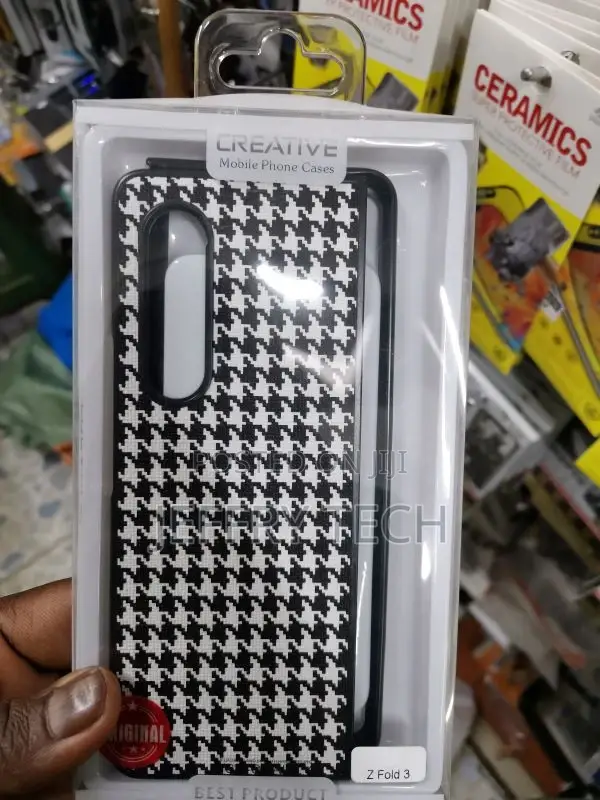 Samsung Galaxy Z Fold 3 5G Case Secure Carbon Fiber Texture