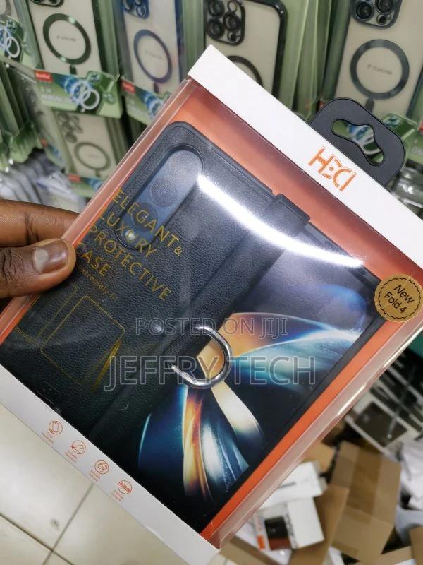 Case for Samsung Galaxy Z Fold 4, Fold4 Case With Ring, Shoc - thumbnail 2